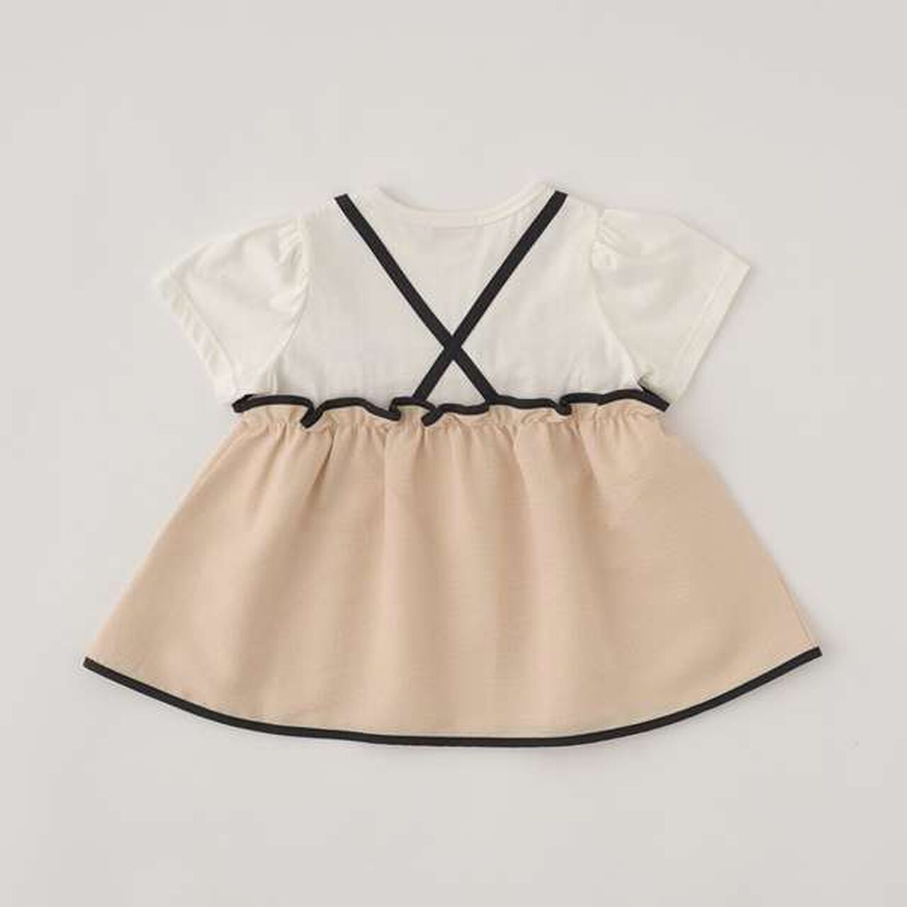 Bi-Color Camisole Docking Top,Cream, large image number 13