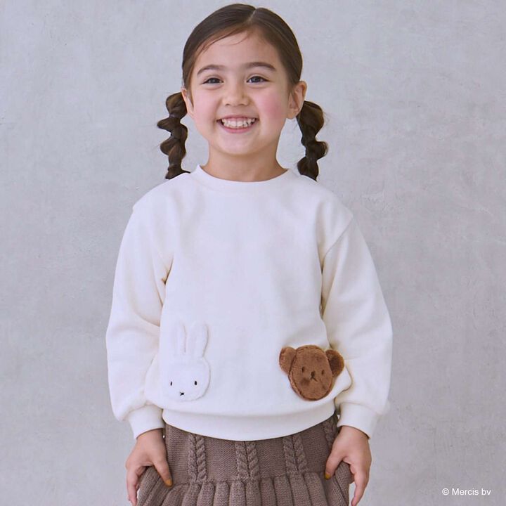 [Miffy] Motif Sweatshirt,, medium