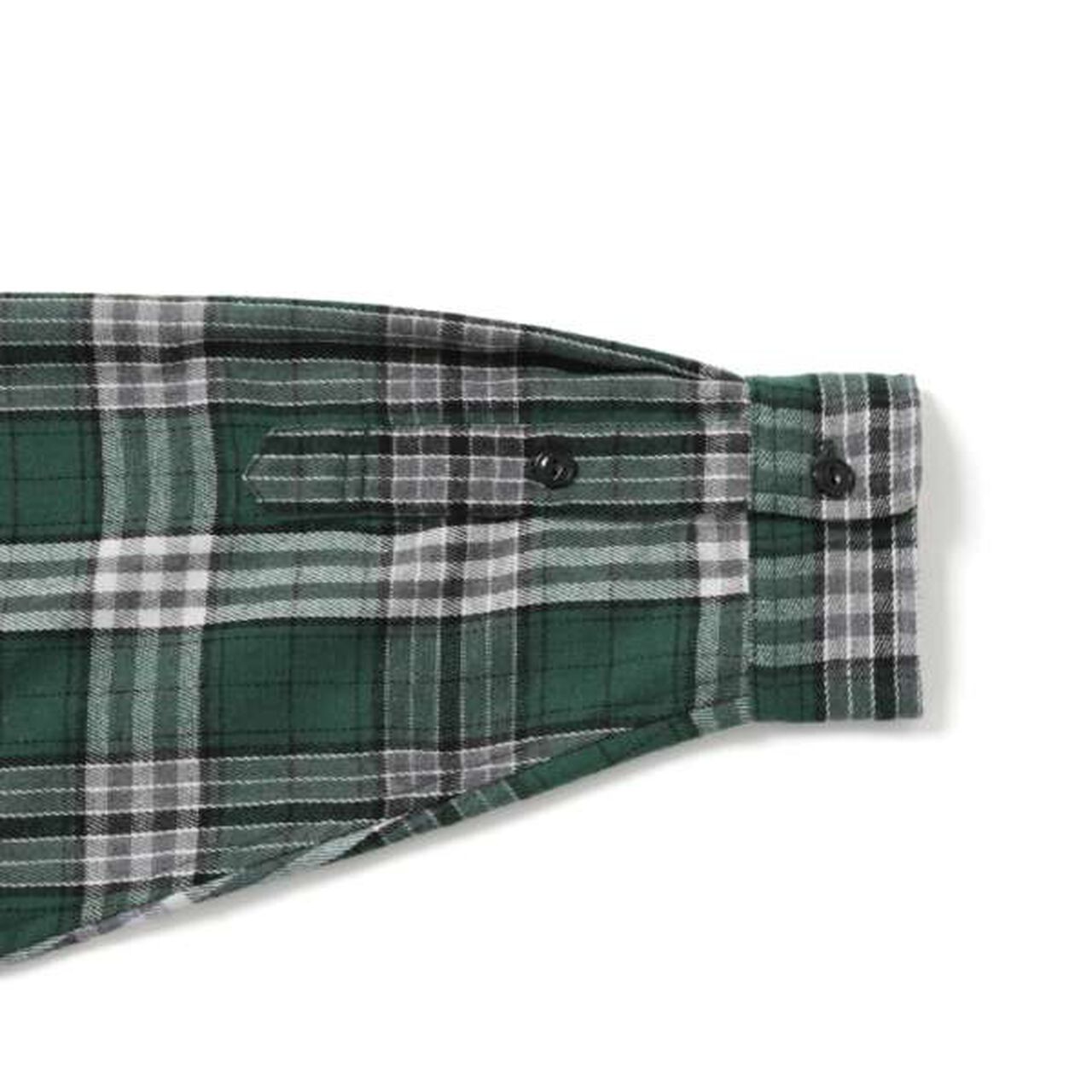 Checkered Shirt with Hood,Navy, large image number 2