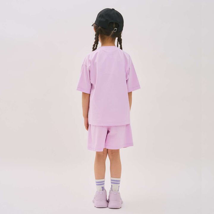 [DailyMe] Simple T-Shirt [Heat Shielding / Quick-Dry / Antibacterial],Sax blue, medium image number 2