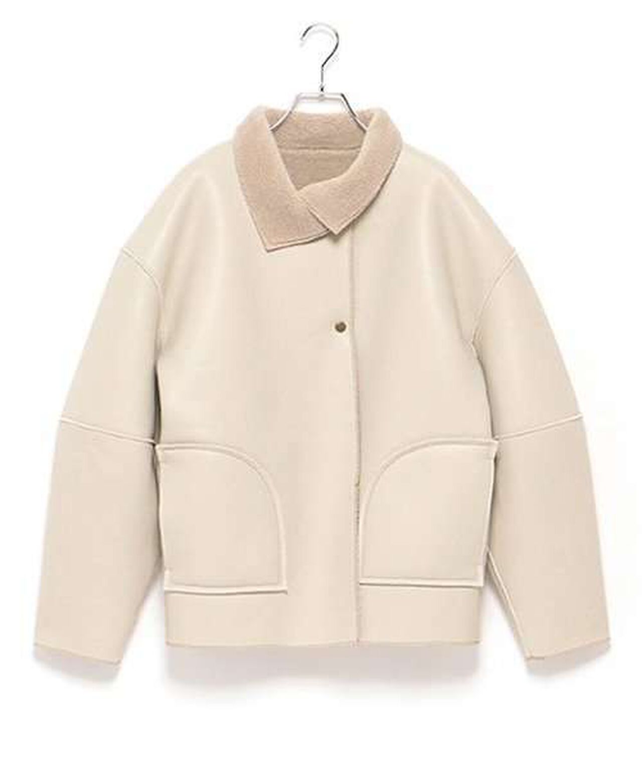 Reversible Boa Jacket,Ivory, large image number 19