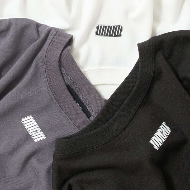 [MNCM] [Comfortable Jersey Fabric] Piping Big T-Shirt,Charcoal gray, medium image number 11