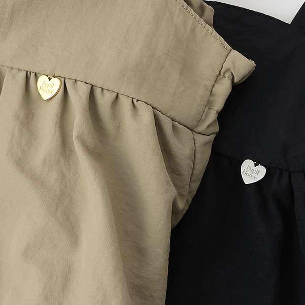 Tiered Long-Sleeve One-Piece Dress with Back Ribbon,Light khaki, large image number 4