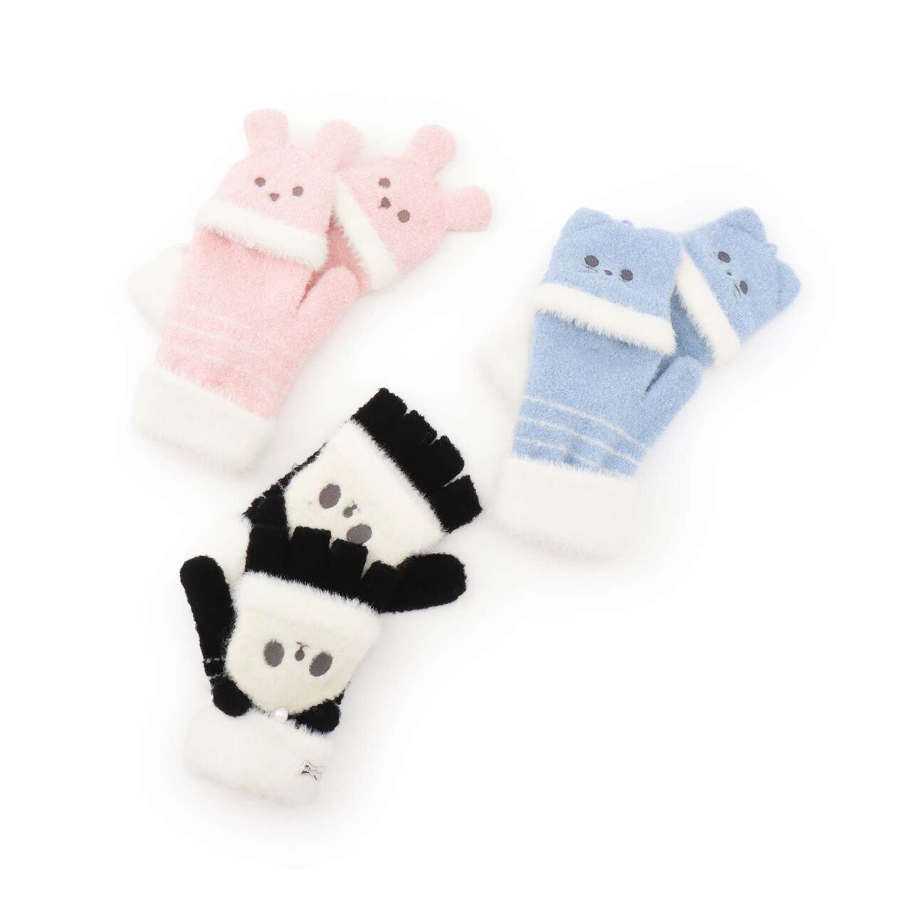 Usa Neko Panda Gloves,Pink, large image number 7