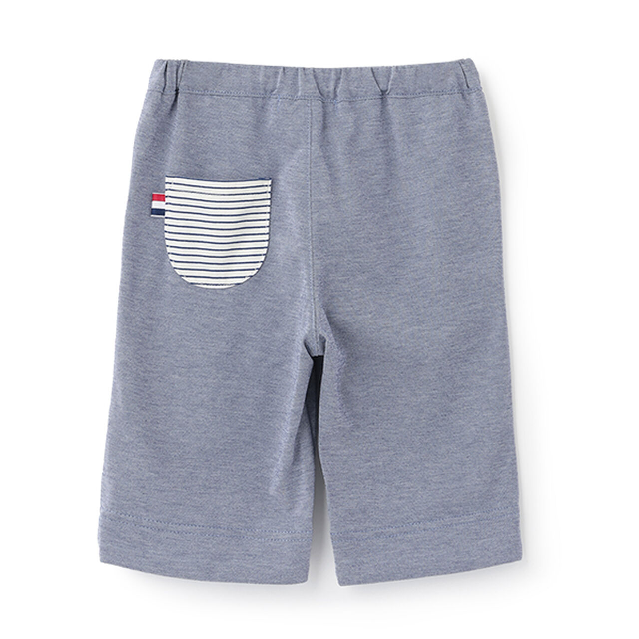 Denim-Style Half Pants,Navy, large image number 1