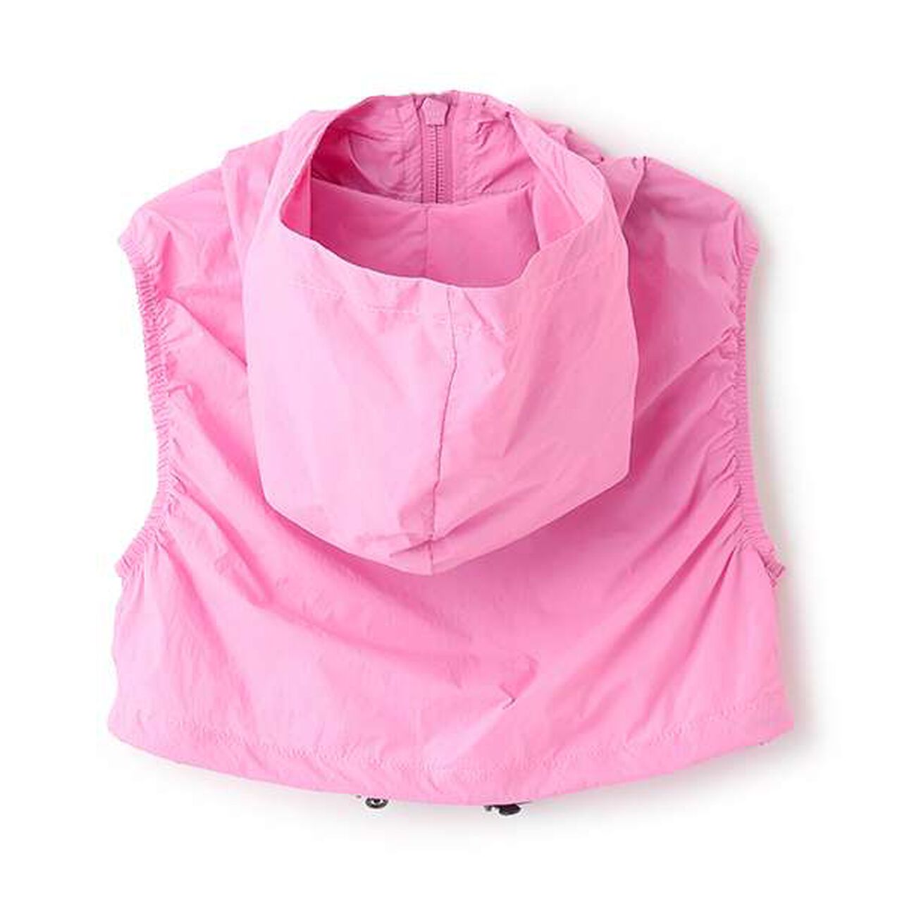 [Water-Repellent] Drawstring Vest,Black, large image number 18