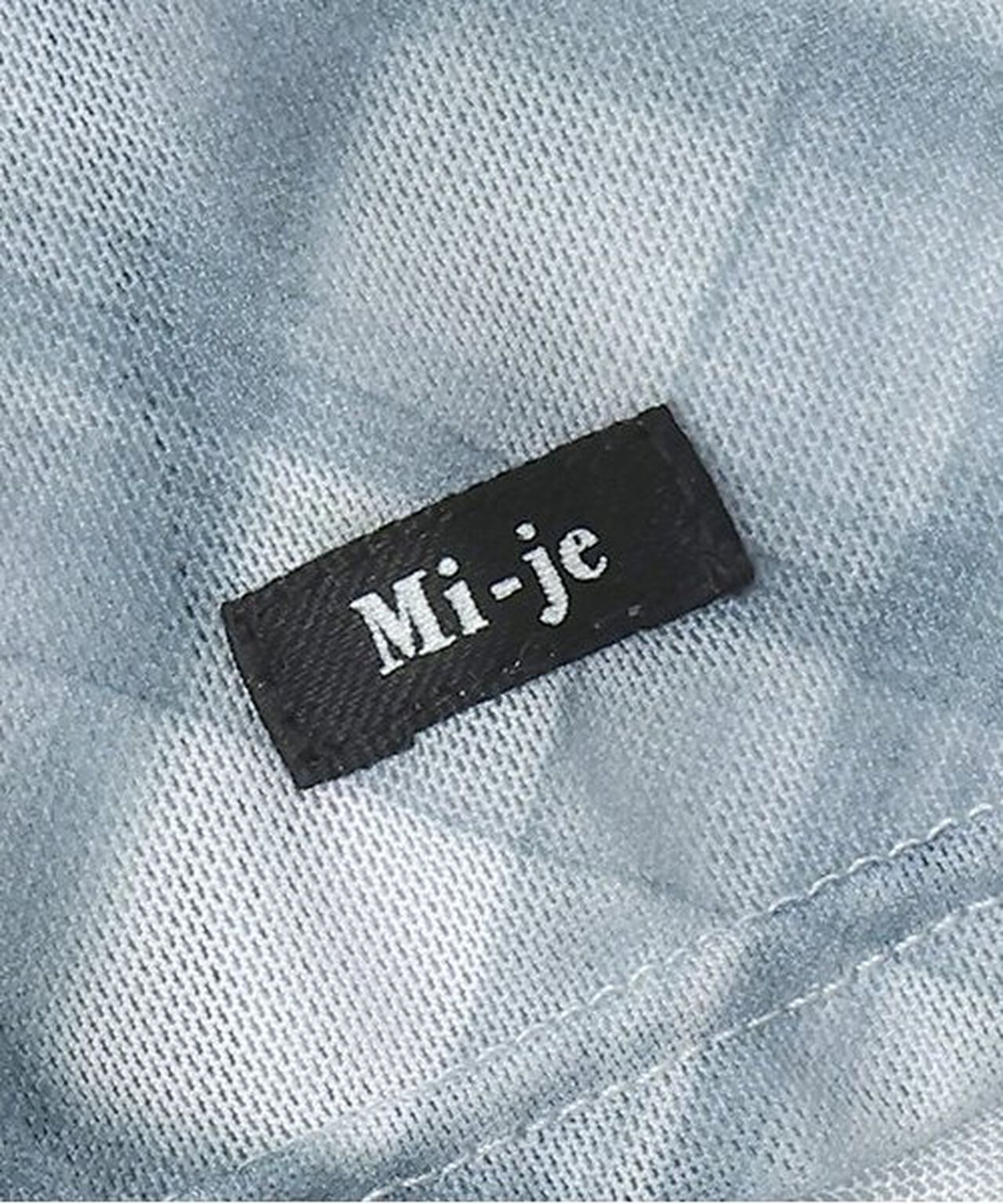 Checkered Sheer Short-Sleeve Inner Wear,Light blue, large image number 7