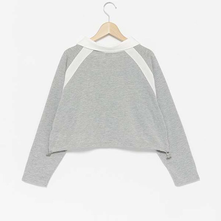 LTXC - Half-Zip Long-Sleeve T-Shirt,Off white, medium image number 12