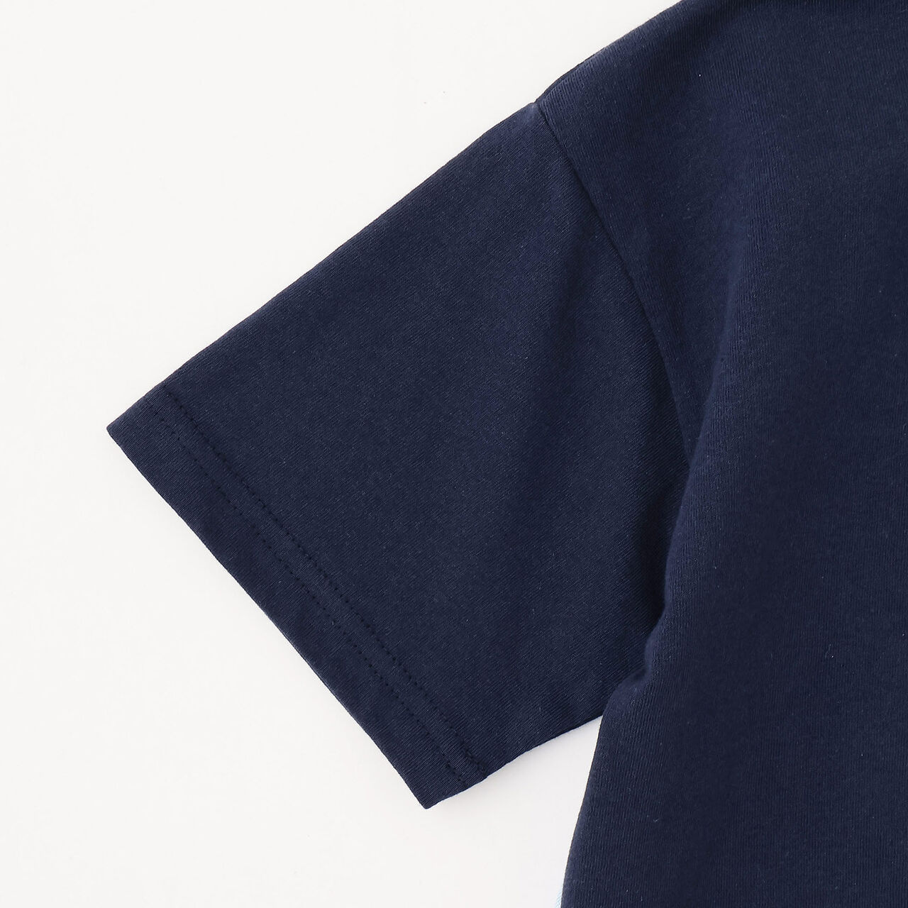 Wide Silhouette Short Sleeve T-Shirt with Contrasting Back Panel,Charcoal gray, large image number 11