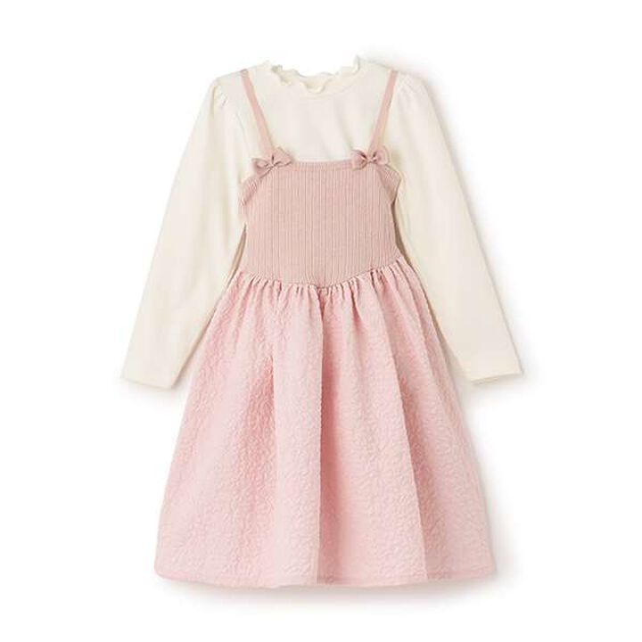 Halloween Jersey Knit Top & Camisole Dress Set,Black, medium image number 1