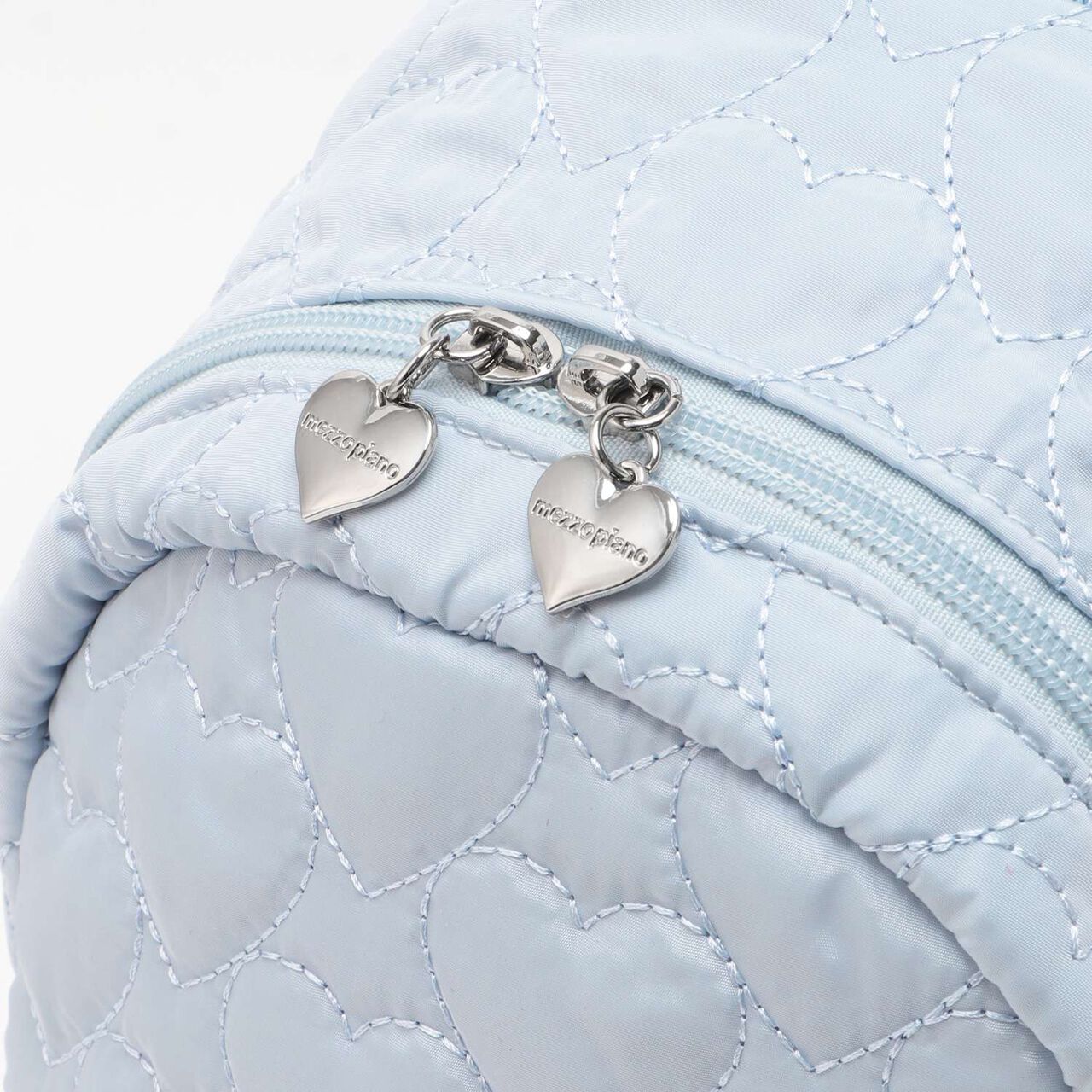 Heart Quilt 2-Way Sling Bag,Sax blue, large image number 3