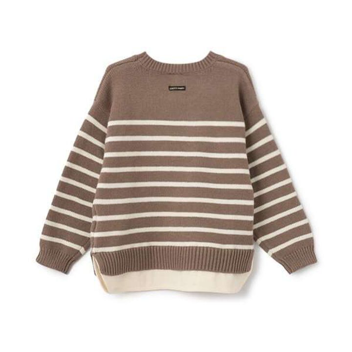 Washable Striped Knit,Light green, medium image number 16