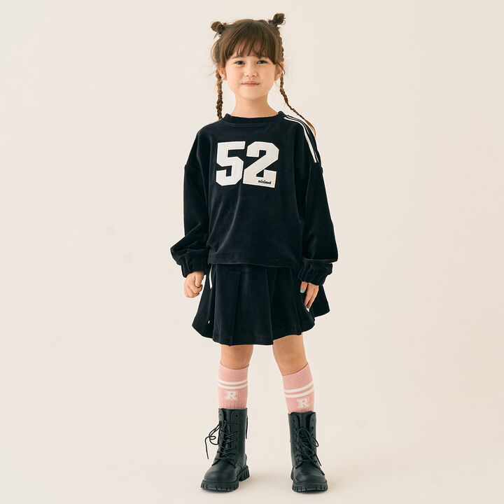 Short Velour Sweatshirt,Pink, medium image number 10