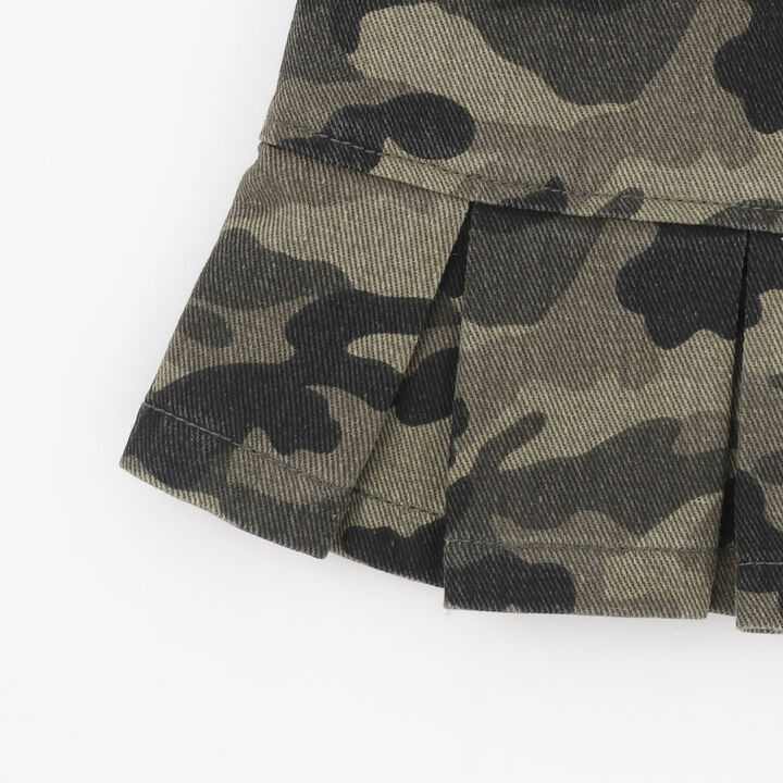 Box Pleat Skirt / Denim,Blue, medium image number 18