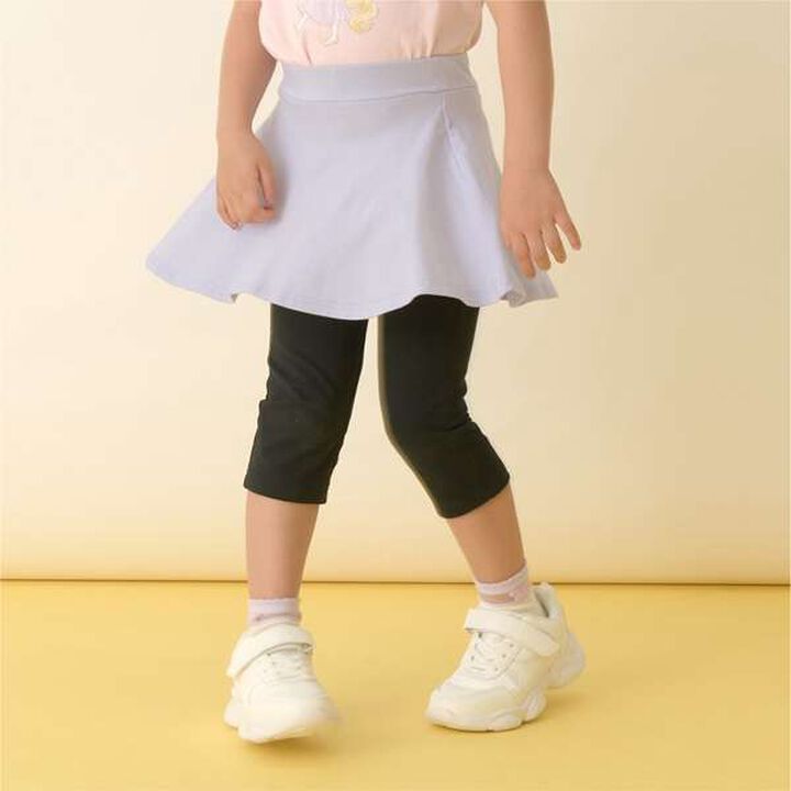 [Versatile Item] Stretchy 6/10 Length Skorts,Ink blue, medium image number 23