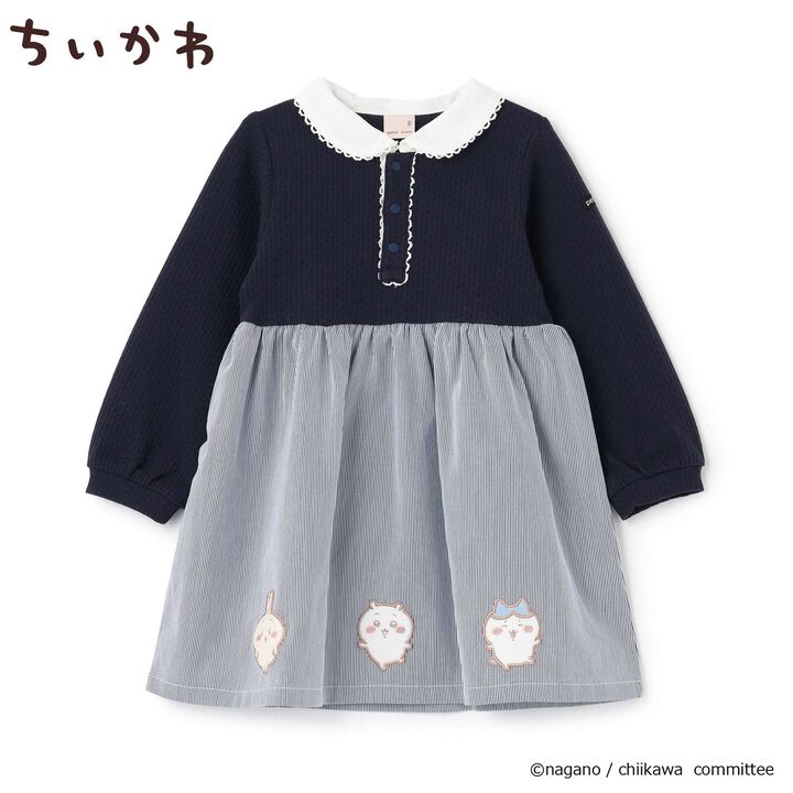 Chikawa Anime Docking Dress,Navy, medium