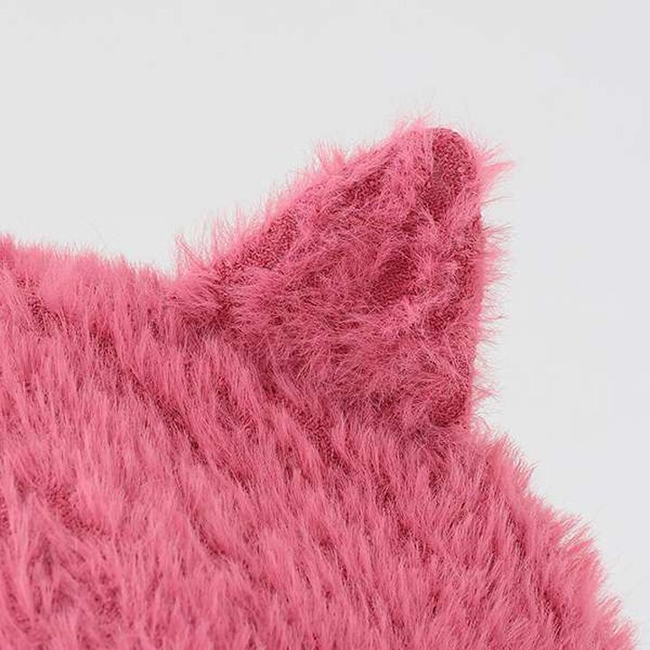 Cat Ear Beret,Pearl white, medium image number 2