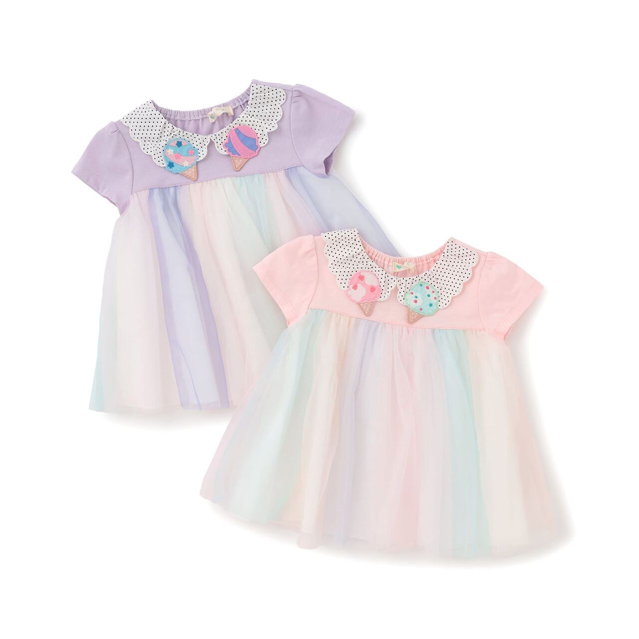[31 Ice Cream] Tulle Tunic,Pink, large image number 13