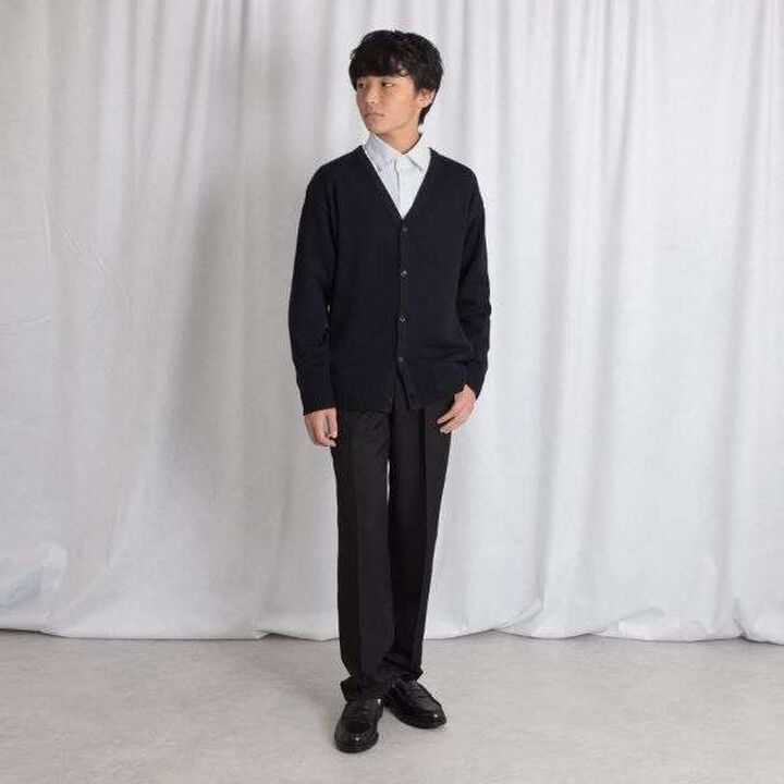 [Machine Washable] Knit Cardigan,Gray, medium image number 1