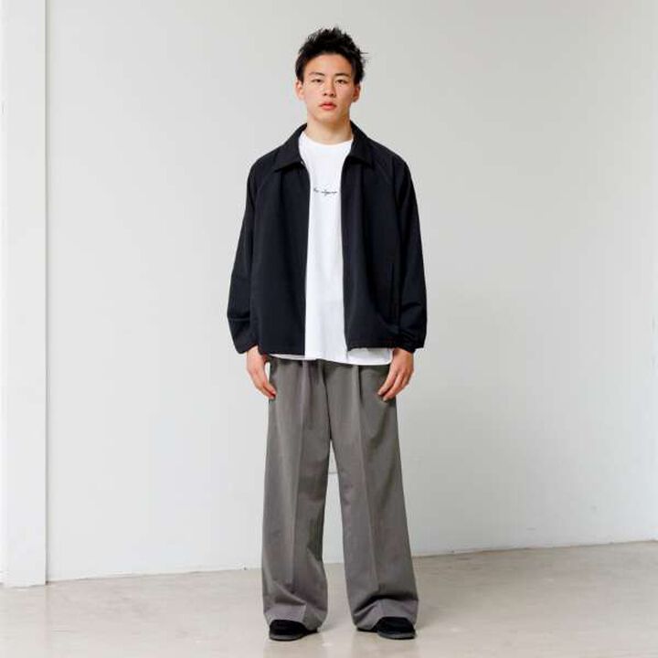 [Set Up Compatible] Clean Shirt Jacket,Black, medium image number 1