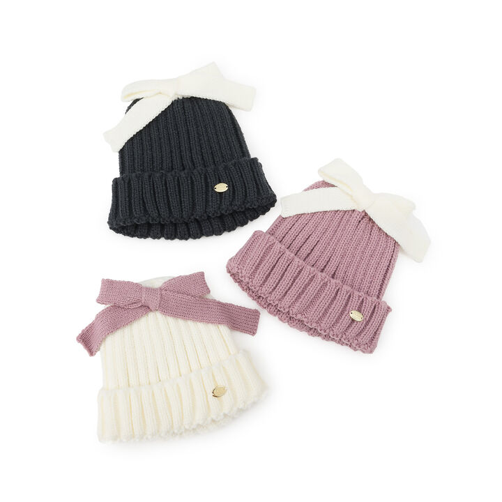 Ribbon Beanie,Pink, medium image number 5
