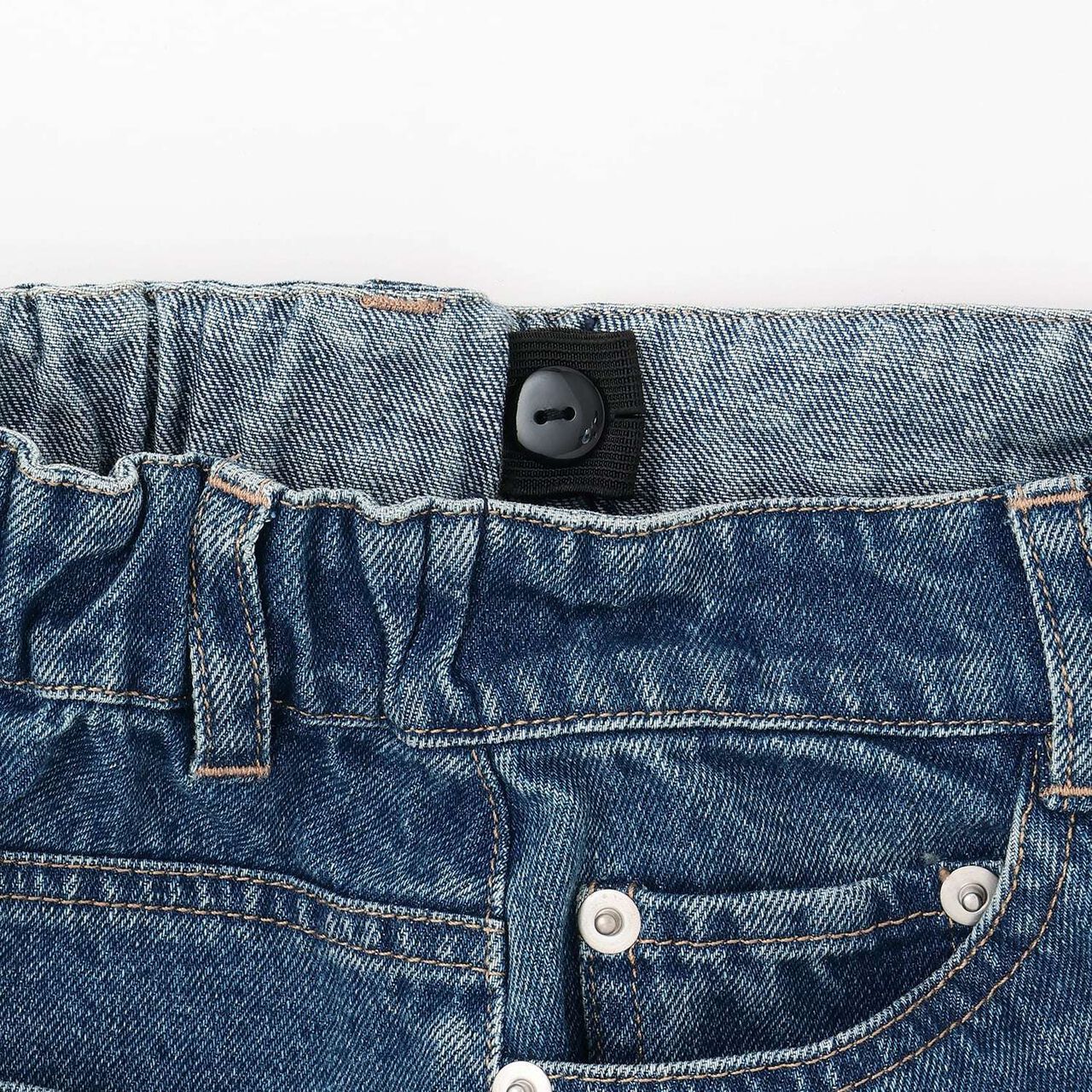 [Tomo Denim] Straight Denim Pants,Blue, large image number 5