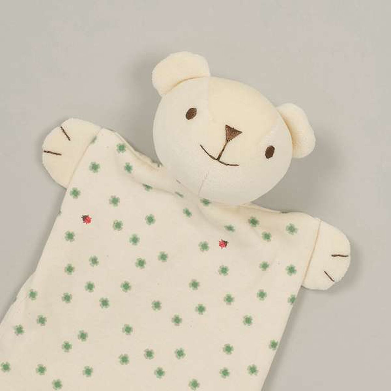 Black Clover Mini Bear Puppet [Made in Japan],Pearl white, large image number 3