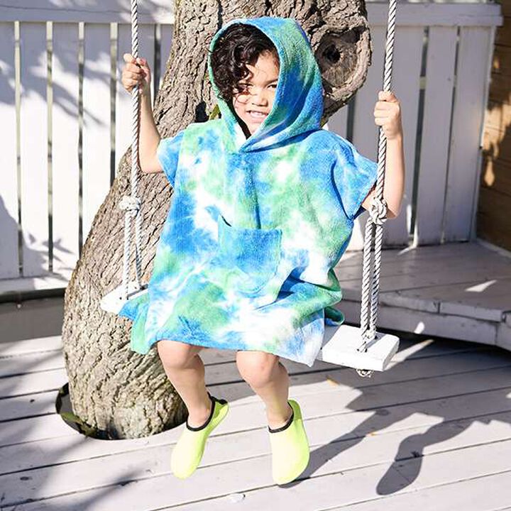 [SWIM] Hooded Cape Towel,Green, medium image number 14