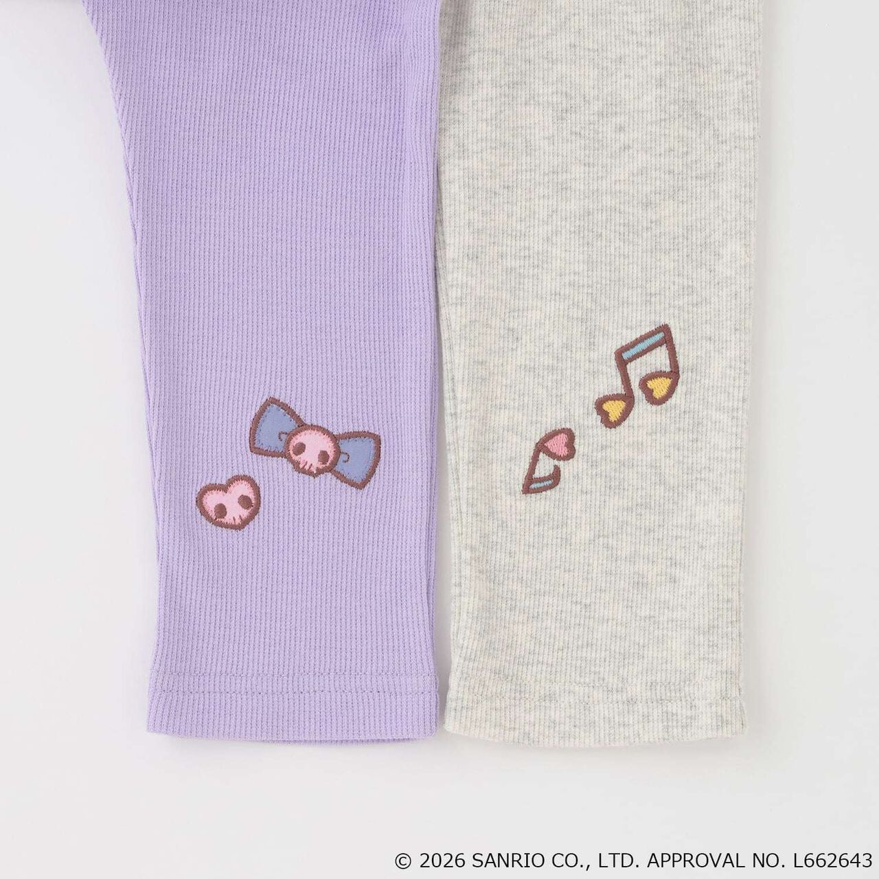 My Melody / Kuromi Leggings,Light gray, large image number 5