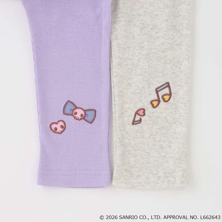 My Melody / Kuromi Leggings,Light gray, medium image number 5