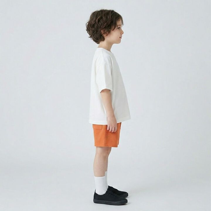 [100% Cotton] Everyday Favorite! Short Sleeve T-Shirts (2-Piece Set) [Kids, Boys & Girls],Milky white, medium image number 31