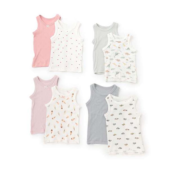 [Weak Acidity] Tank Undergarments 2P,Peach, medium image number 9