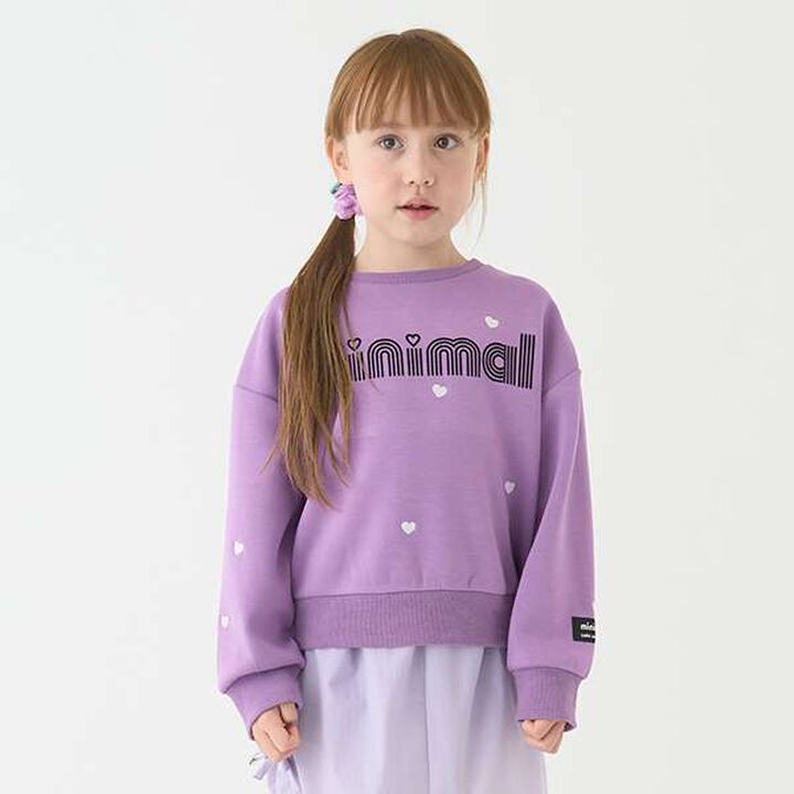 [Water-Repellent] Short Sweatshirt,Purple, medium image number 0