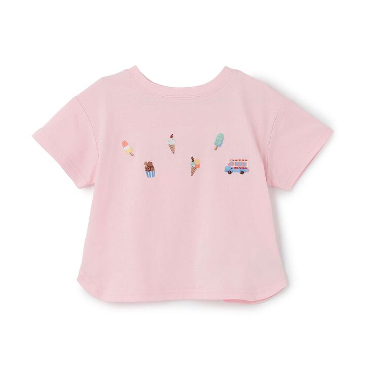 [Cool Touch] Reversible 2WAY Short Sleeve T-Shirt,Light pink, medium image number 11