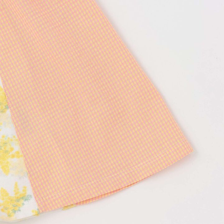 Mimosa Color-Block One-Piece Dress,Lemon yellow, medium image number 4