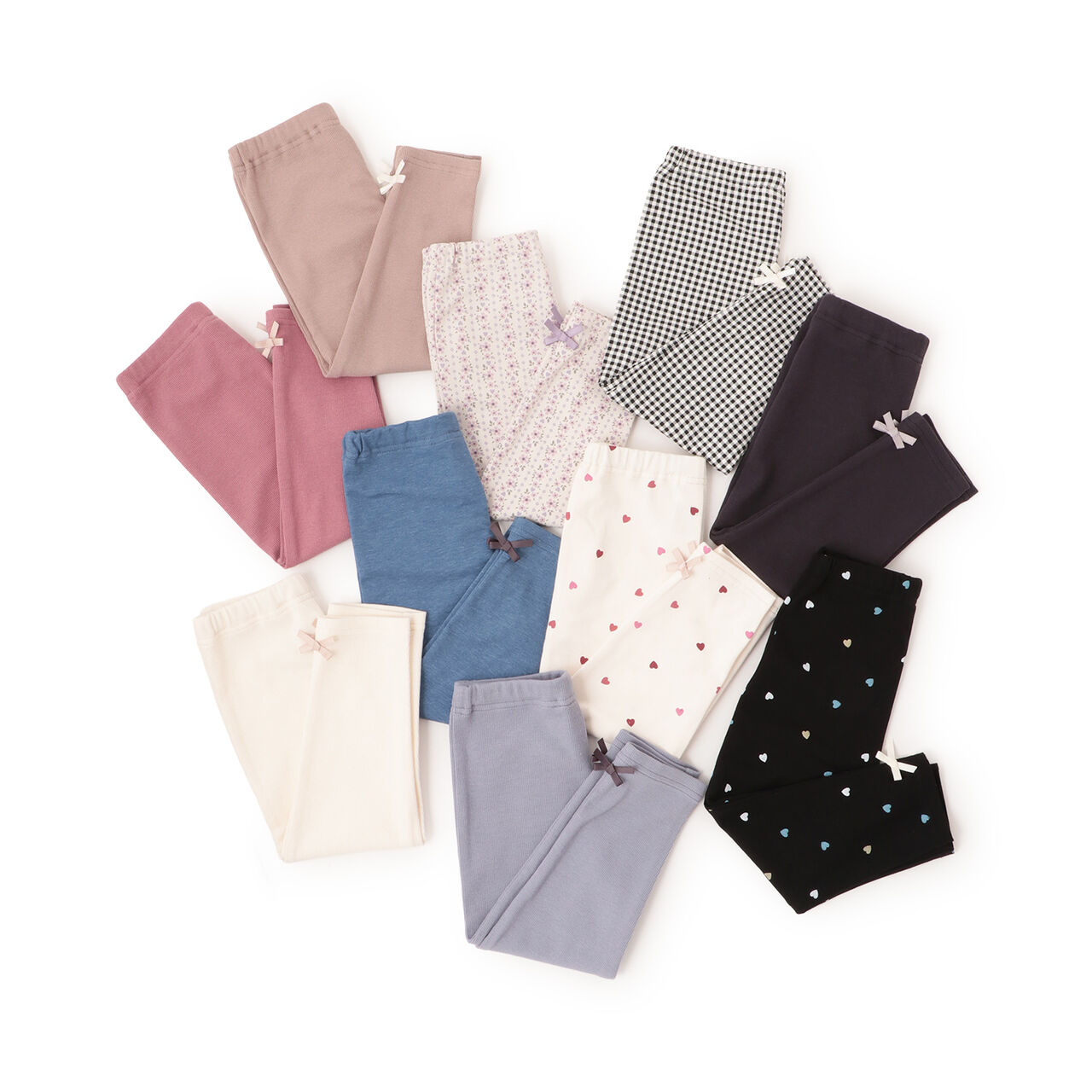 [Affordable] GIRLS 10-length Leggings,Black, large image number 18