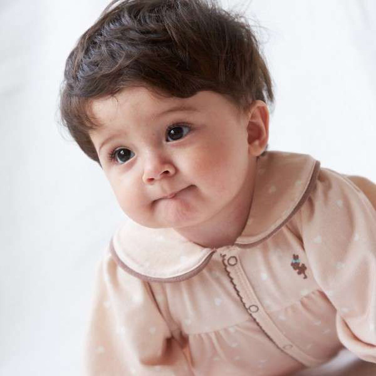 KP Heart Print Coverall,Beige, large image number 14