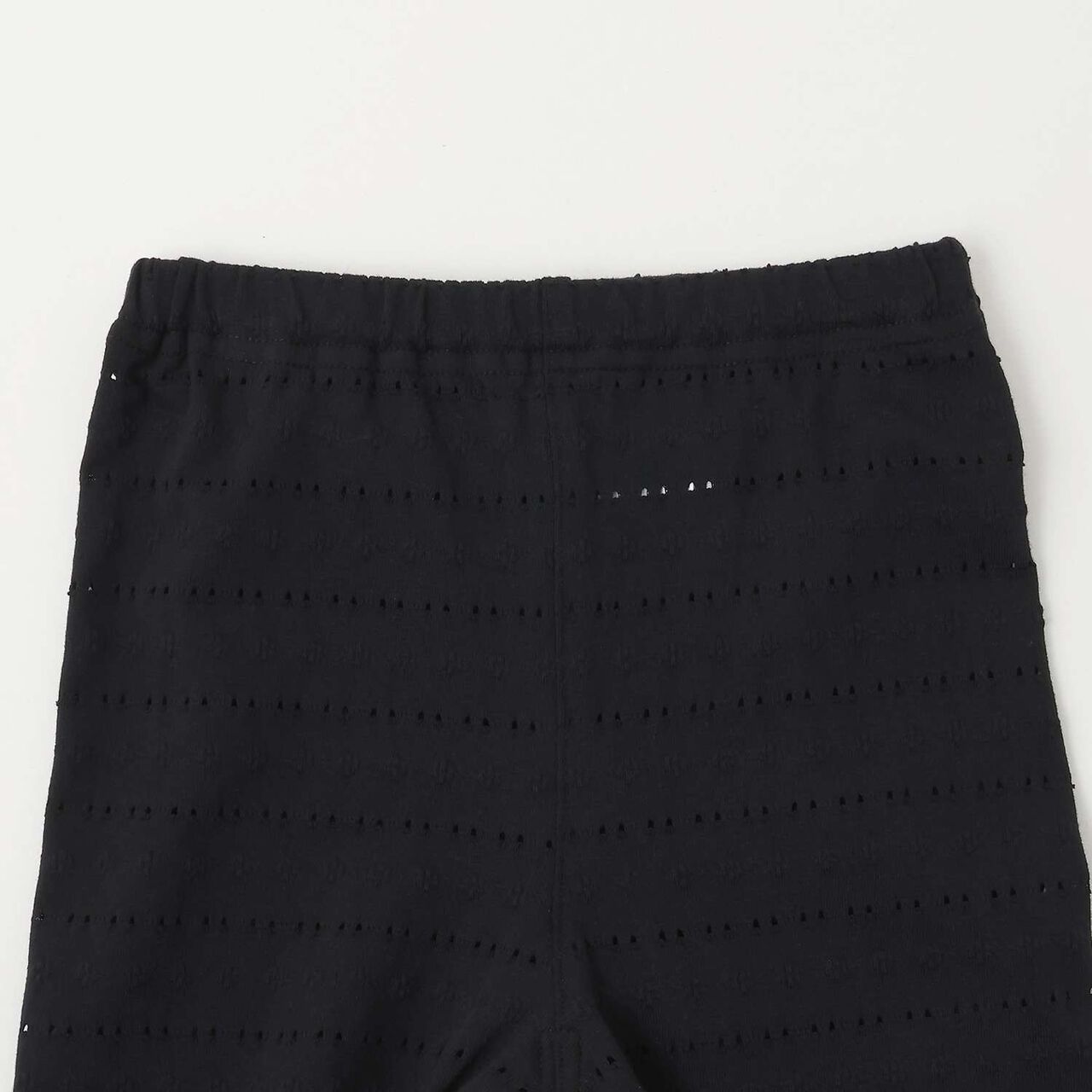 Tulle Hem 3/4 Length Leggings,Black, large image number 2