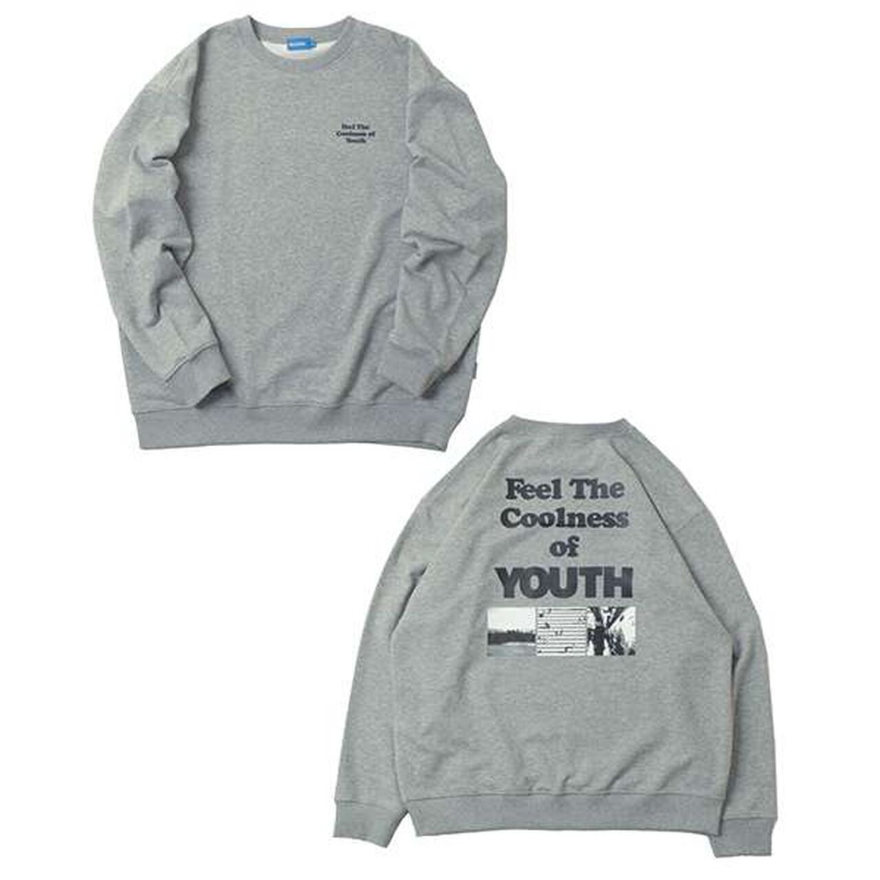 Quick-Dry & Pilling-Resistant Affordable Back Photo Print Sweatshirt,Milky white, large image number 12