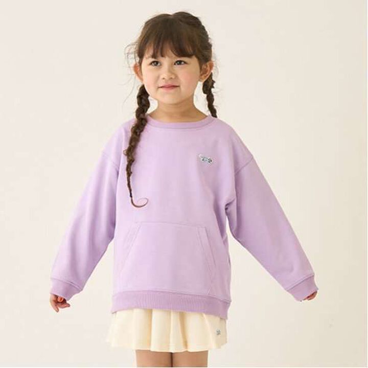 [The FOX] Anti-Stain Fleece Pullover,Lavender, medium image number 0