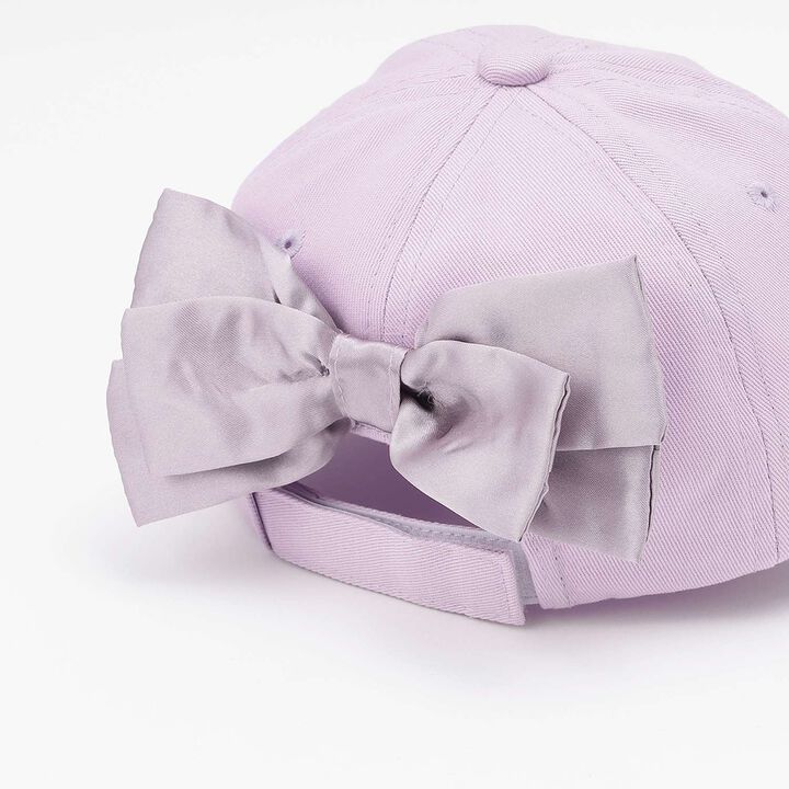 Mimi Satin Ribbon Cap,Lavender, medium image number 3
