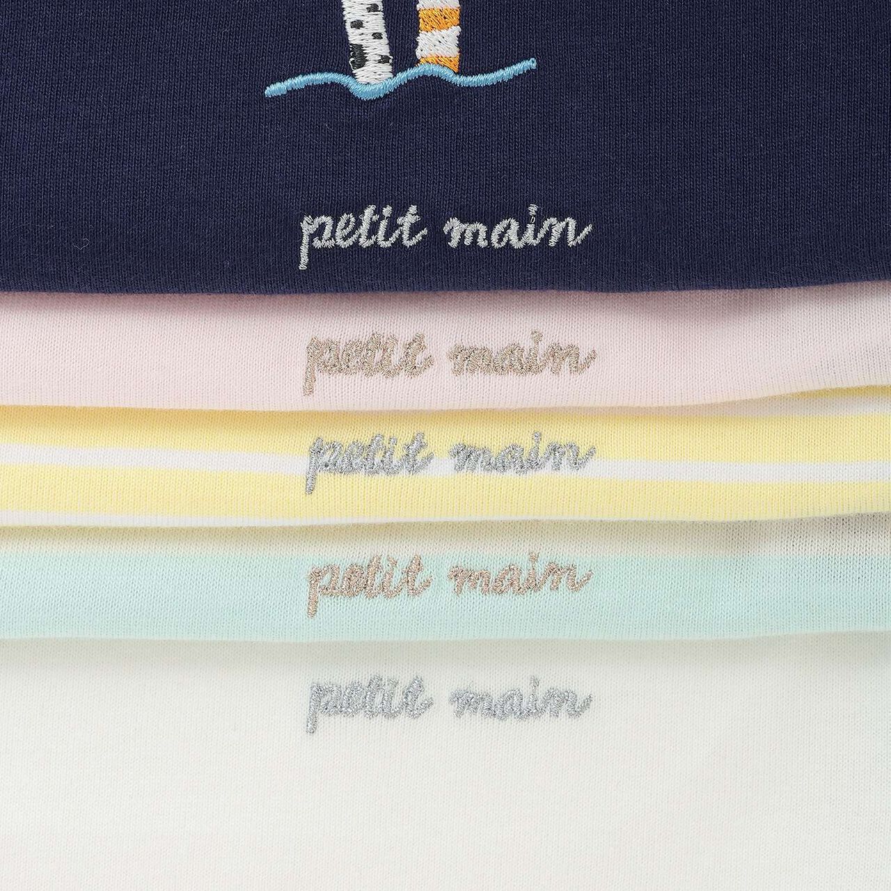 [Cool Touch] Sea Creature Appliqu&eacute; Short Sleeve T-Shirt,Off white, large image number 24