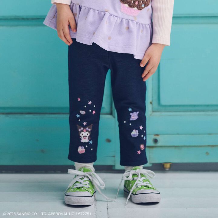 [Cinnamoroll/Kuromi] Leggings,Navy, medium image number 0