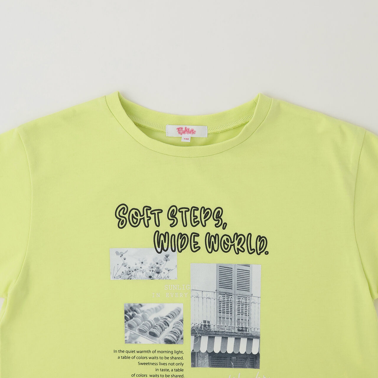 Mesh Sleeve Combination Big T-Shirt,Off white, large image number 2