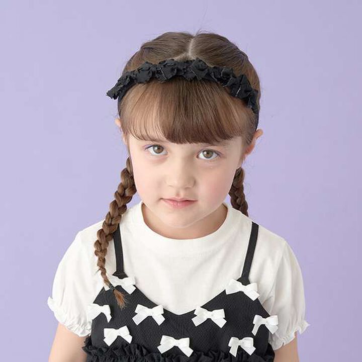 Ribbon Ribbon Headband,Black, medium image number 7