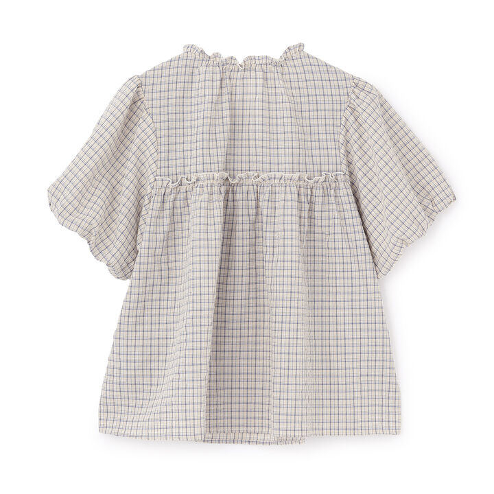 [Link] Gathered Puff Blouse,Pearl white, medium image number 6