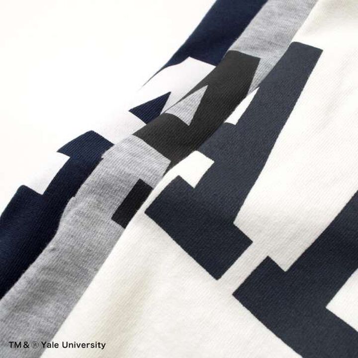[Adult Size Available] [YALE] Cotton Short-Sleeve YALE Logo T-Shirt,White, medium image number 10