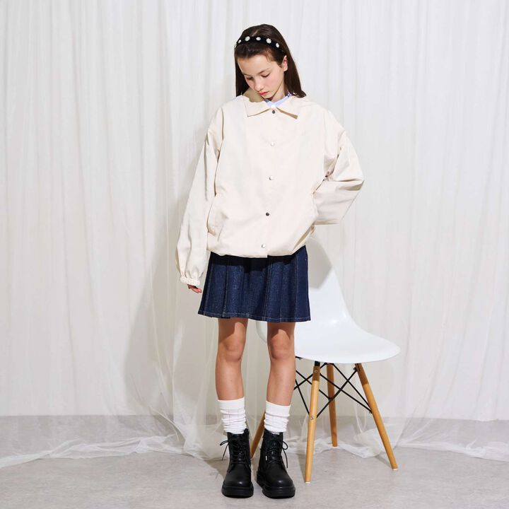 [AMI] Water-Repellent Coach Jacket,Ivory, medium image number 14