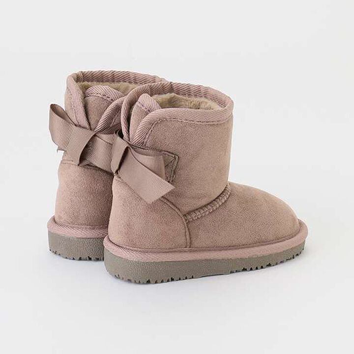 Ribbon Mouton Boots,Beige, medium image number 1