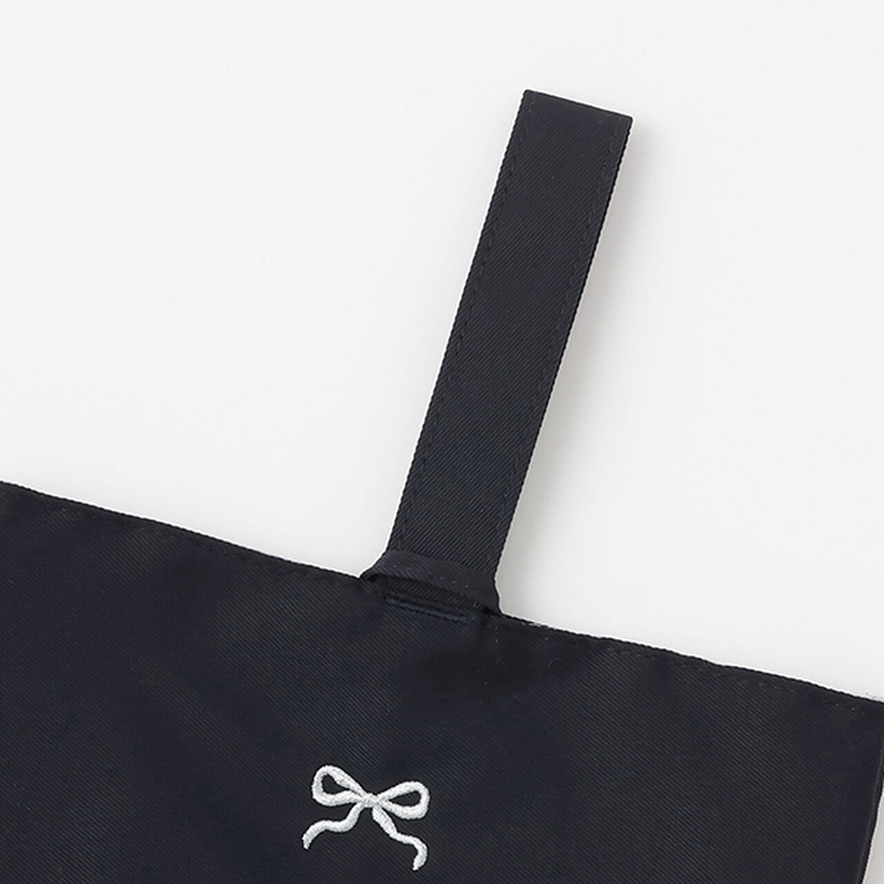 Frill Shoe Bag,Navy, large image number 7